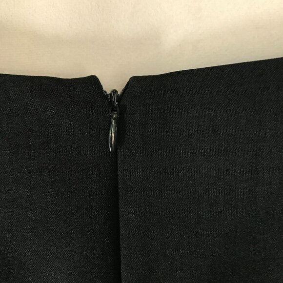 Kasper NWT Sheath Dress Sleeveless Navy Blue Size 12 Lined Classic Event V Neck - Picture 9 of 15